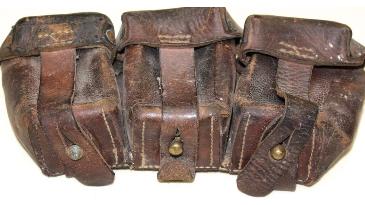 WW1 German 1914 Dated G98 Ammo Pouch MJL Militaria