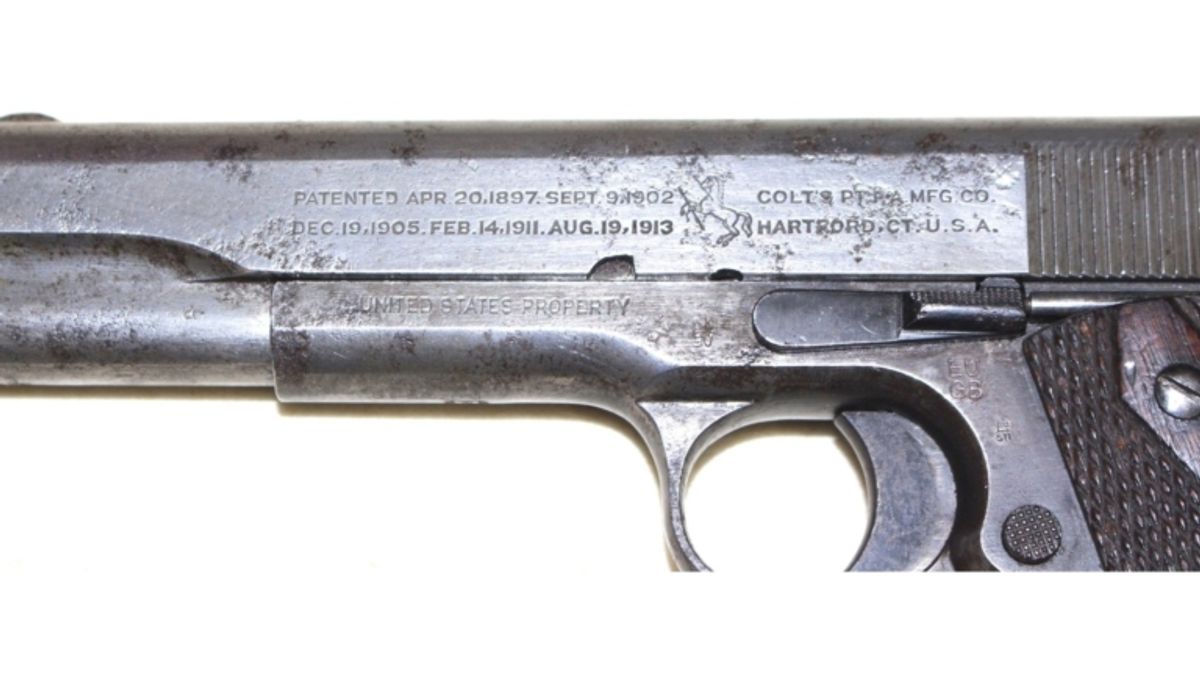 Rare Dated To 1918 WW1 US Colt M1911 - Image 4