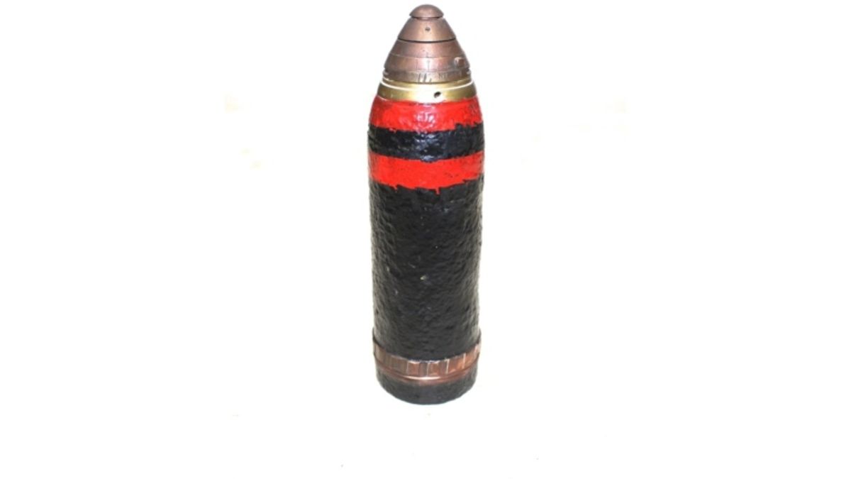 WW1 British 18Pdr Shrapnel Shell
