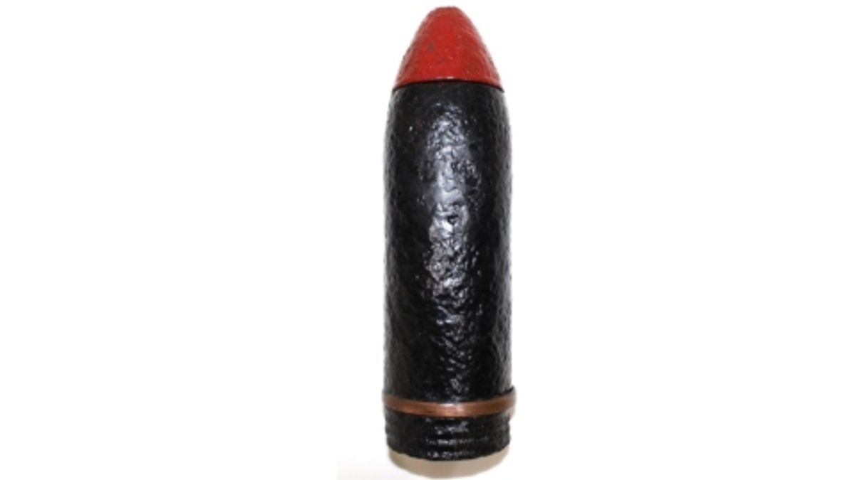 WW1 German 77mm Anti Tank Shell with Case – MJL Militaria