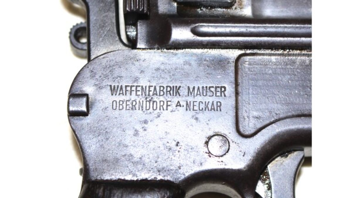 Old Spec WW2 German Mauser M712 Schellfeuer Auto Pistol With