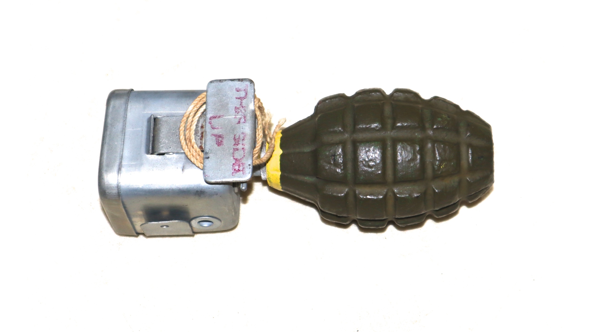 WW2 US Mk2 Grenade With Booby Trap Fuse - MJL Militaria