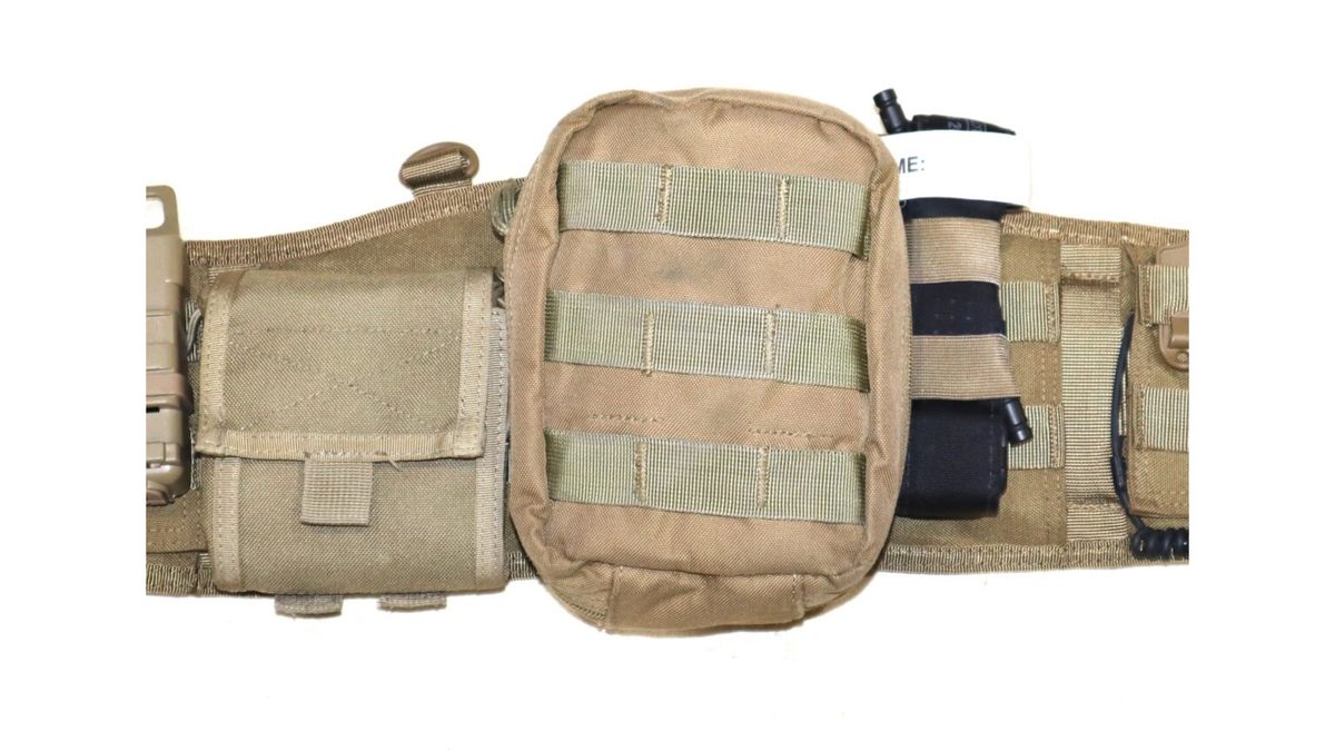 Army Tactical Belt with Pouches and Accessories MJL Militaria