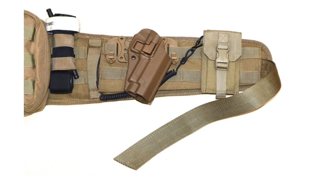 Army Tactical Belt with Pouches and Accessories MJL Militaria