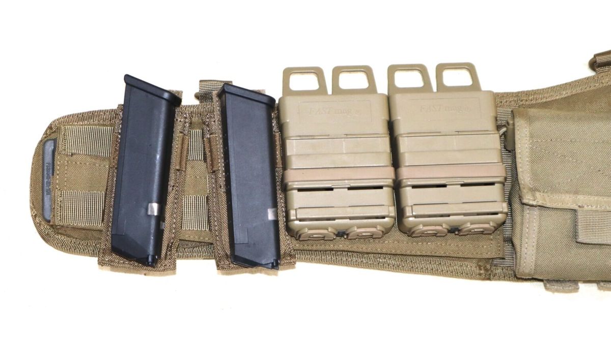 Army Tactical Belt with Pouches and Accessories MJL Militaria