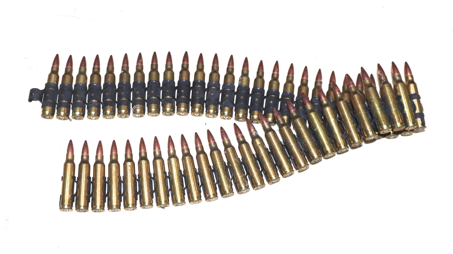 5.56mm Belt Link With Inert Rounds - MJL Militaria