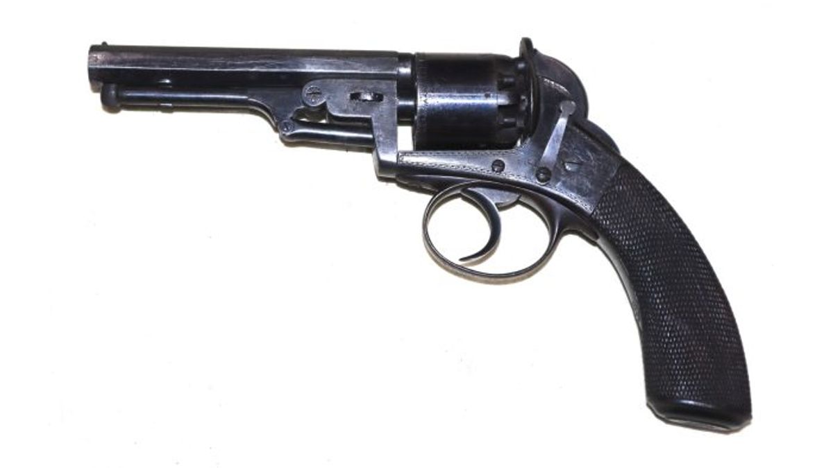 Superb Condition Antique Adams Patent Percussion Revolver – MJL