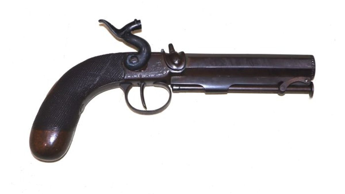 Antique Percussion Muff Pistol - Image 6
