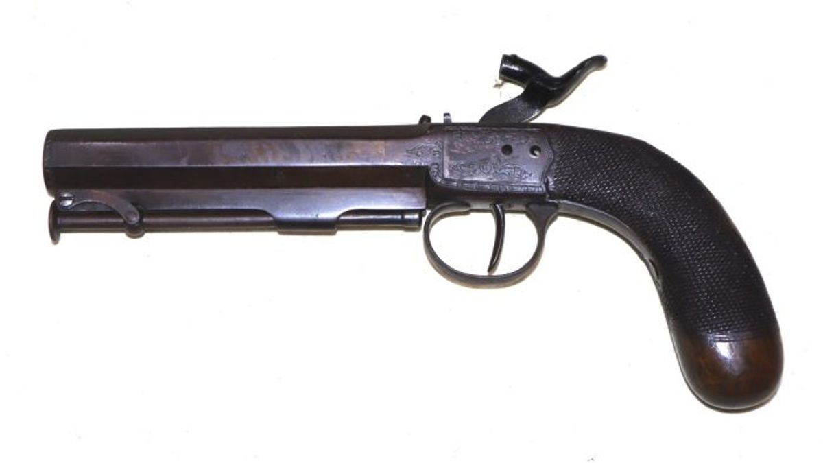 Antique Percussion Muff Pistol - Image 5