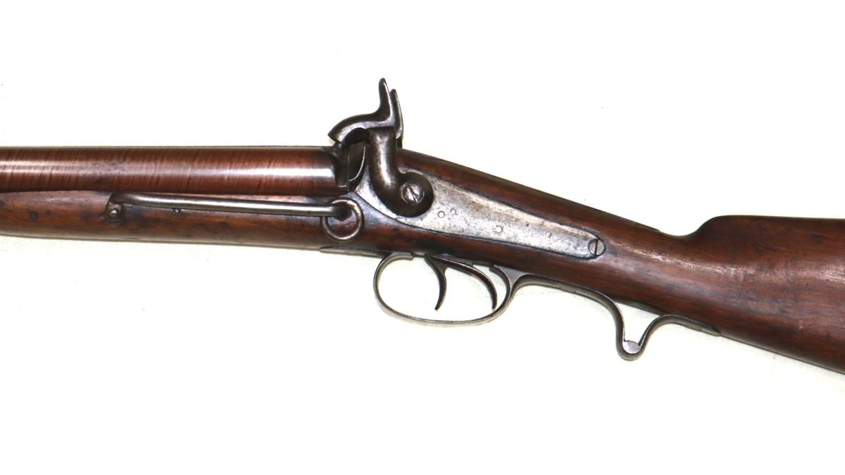Jacobs Rifle Bullet Superb Condition Antique 1857 Jacobs Double Rifle Marked To Sinde ...