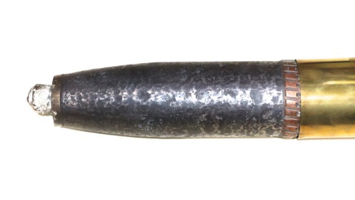 WW2 British 1942 Dated 25pdr SKM Shell In Case – MJL Militaria